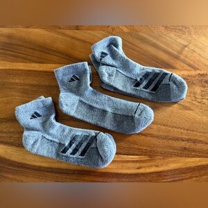 adidas Men's Athletic Gray Socks, 3-Pairs